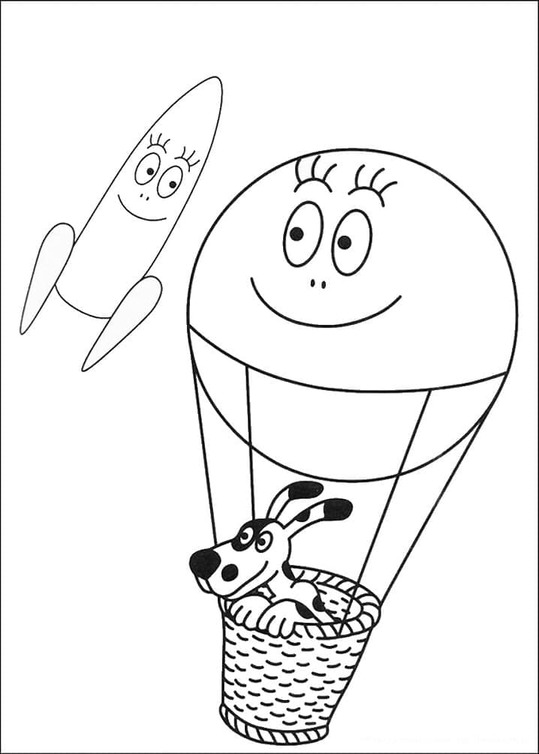 Tekenen Barbapapa voor kinderen