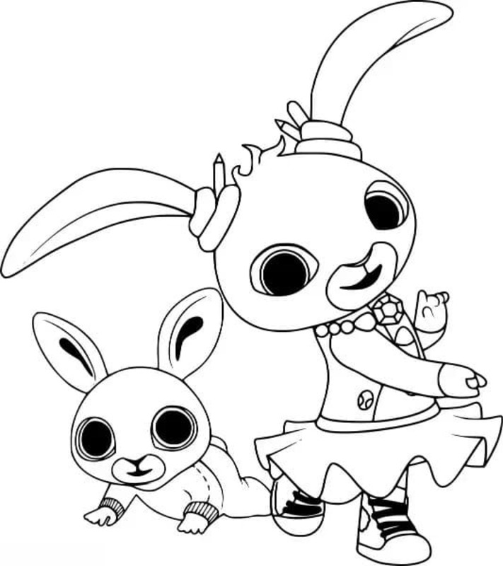 Tekenen Bing Bunny 2
