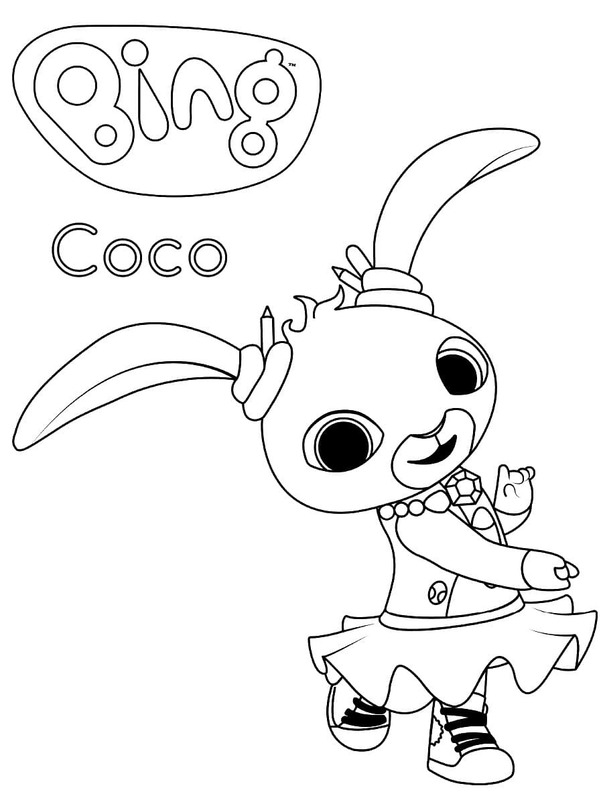 Tekenen Bing Bunny basis