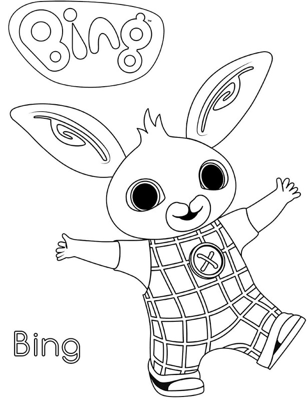 Tekenen Bing Bunny simpel