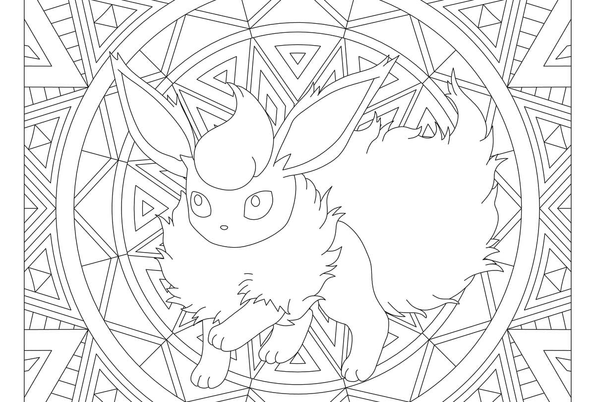 Tekenen Flareon 2