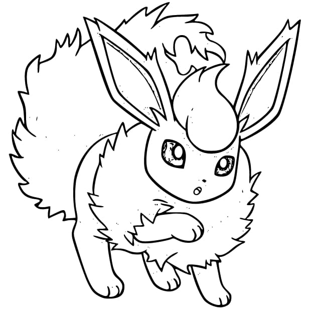 Tekenen Flareon 4