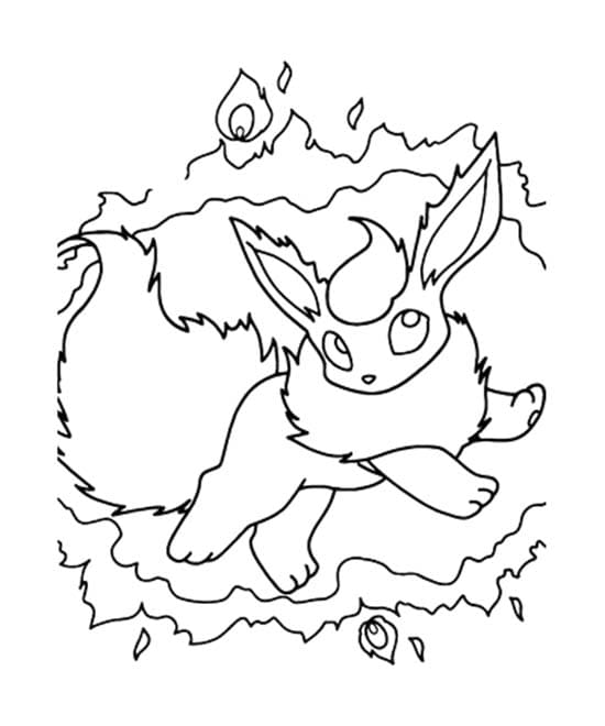 Tekenen Flareon 6