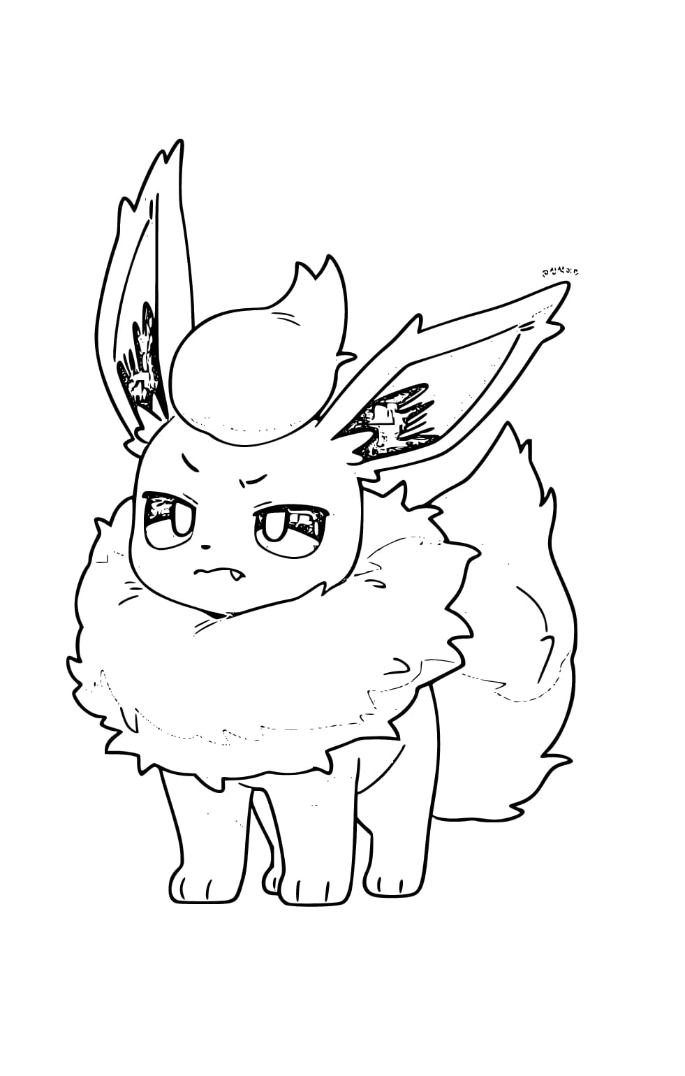 Tekenen Flareon 7