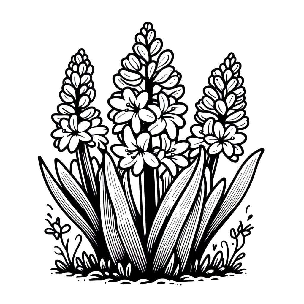 Tekenen Hyacinth 7