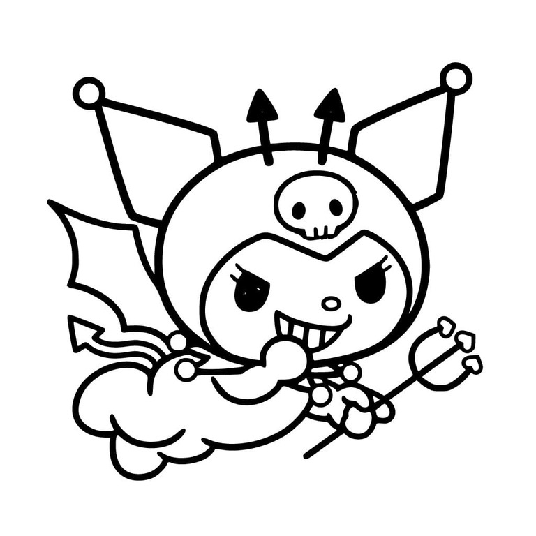 Tekenen Kuromi 5