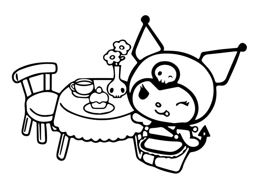 Tekenen Kuromi 6