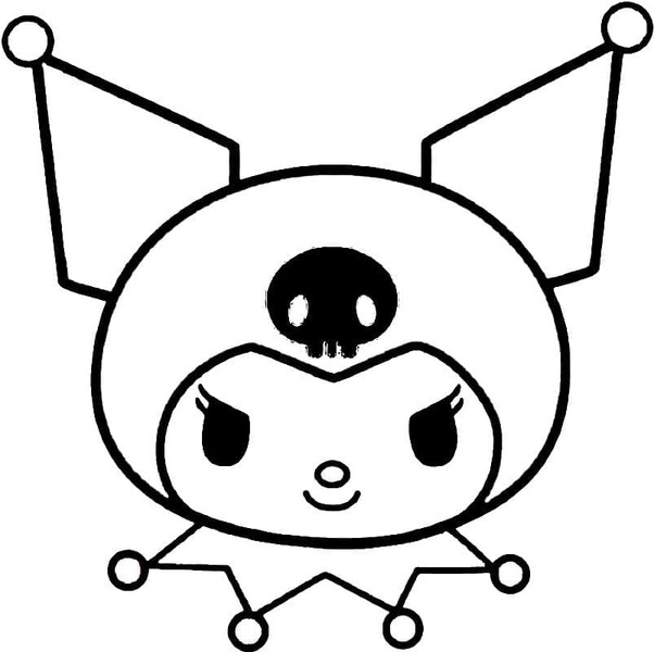 Tekenen Kuromi eenvoudig