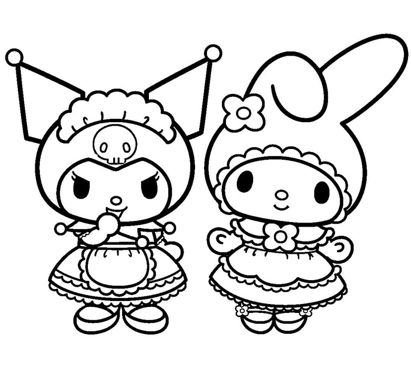 Tekenen Kuromi gratis