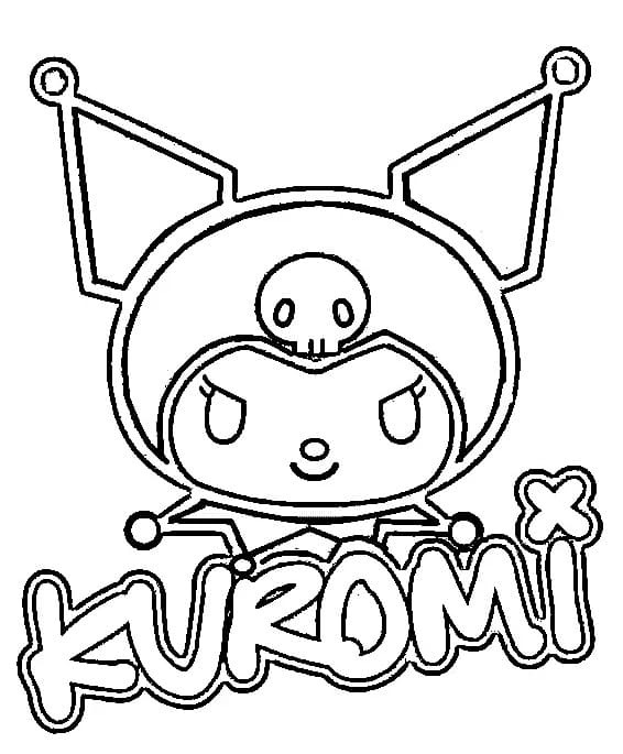 Tekenen Kuromi gratis simpel
