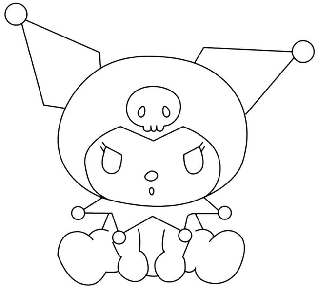Tekenen Kuromi gratis voor kinderen