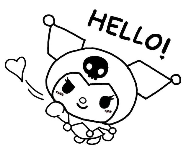 Tekenen Kuromi schattig