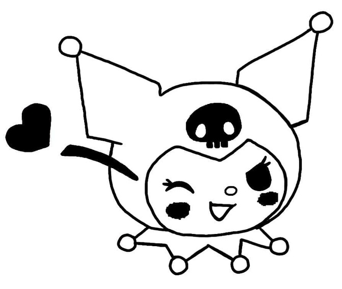 Tekenen Kuromi voor kinderen