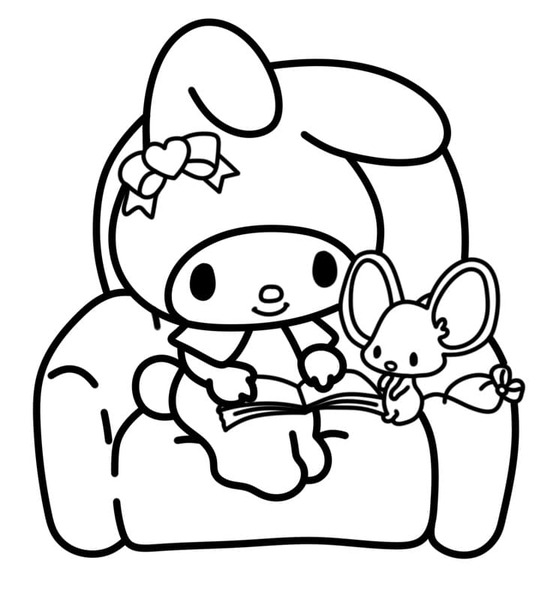 Tekenen My Melody afdrukbaar