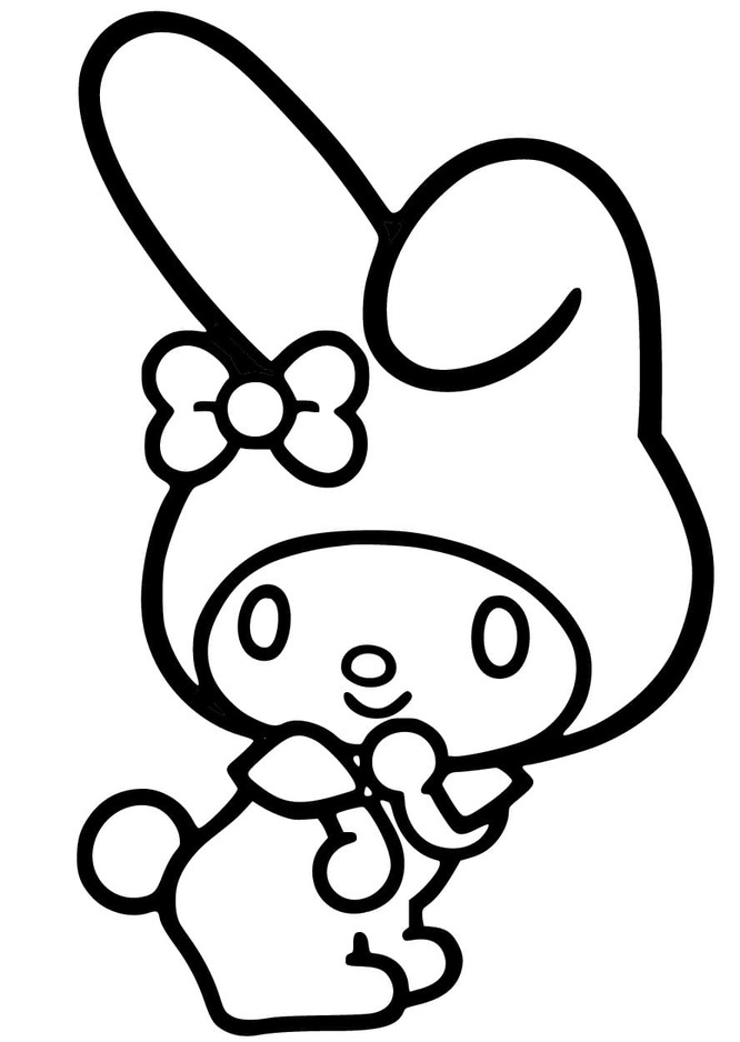 Tekenen My Melody basis voor kinderen