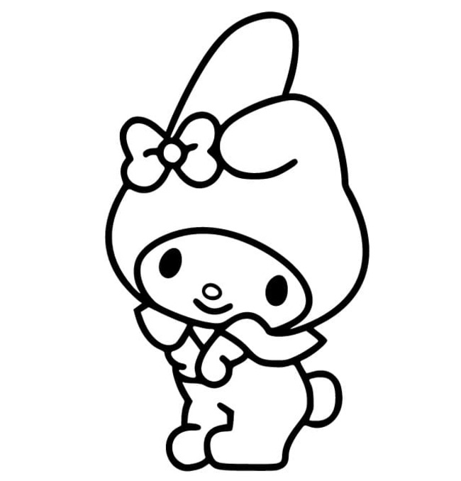 Tekenen My Melody gratis basis