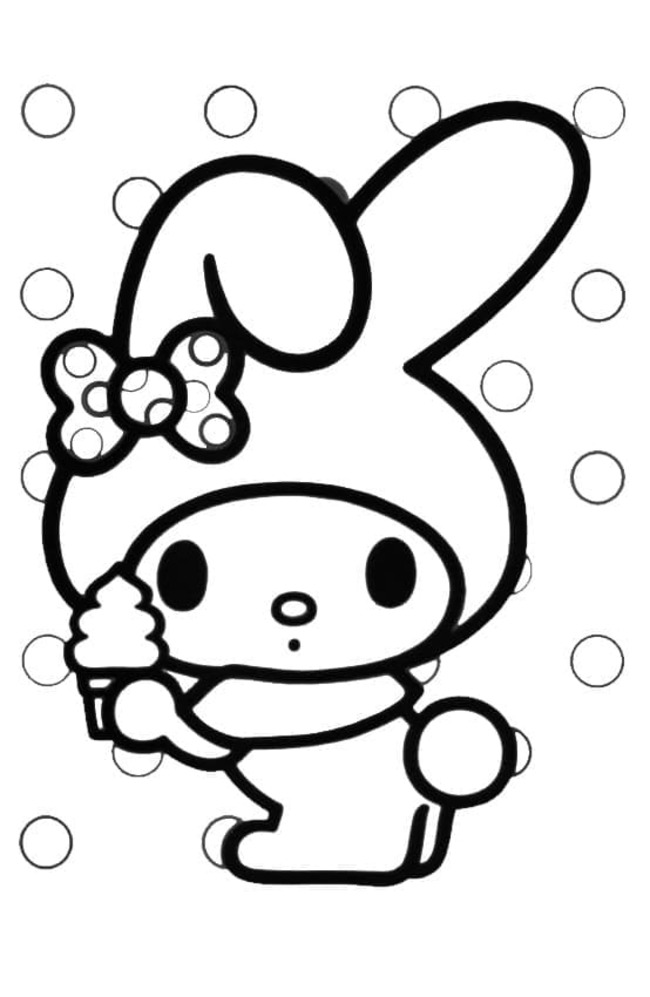 Tekenen My Melody gratis simpel