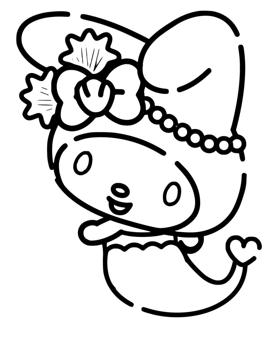 Tekenen My Melody meermin