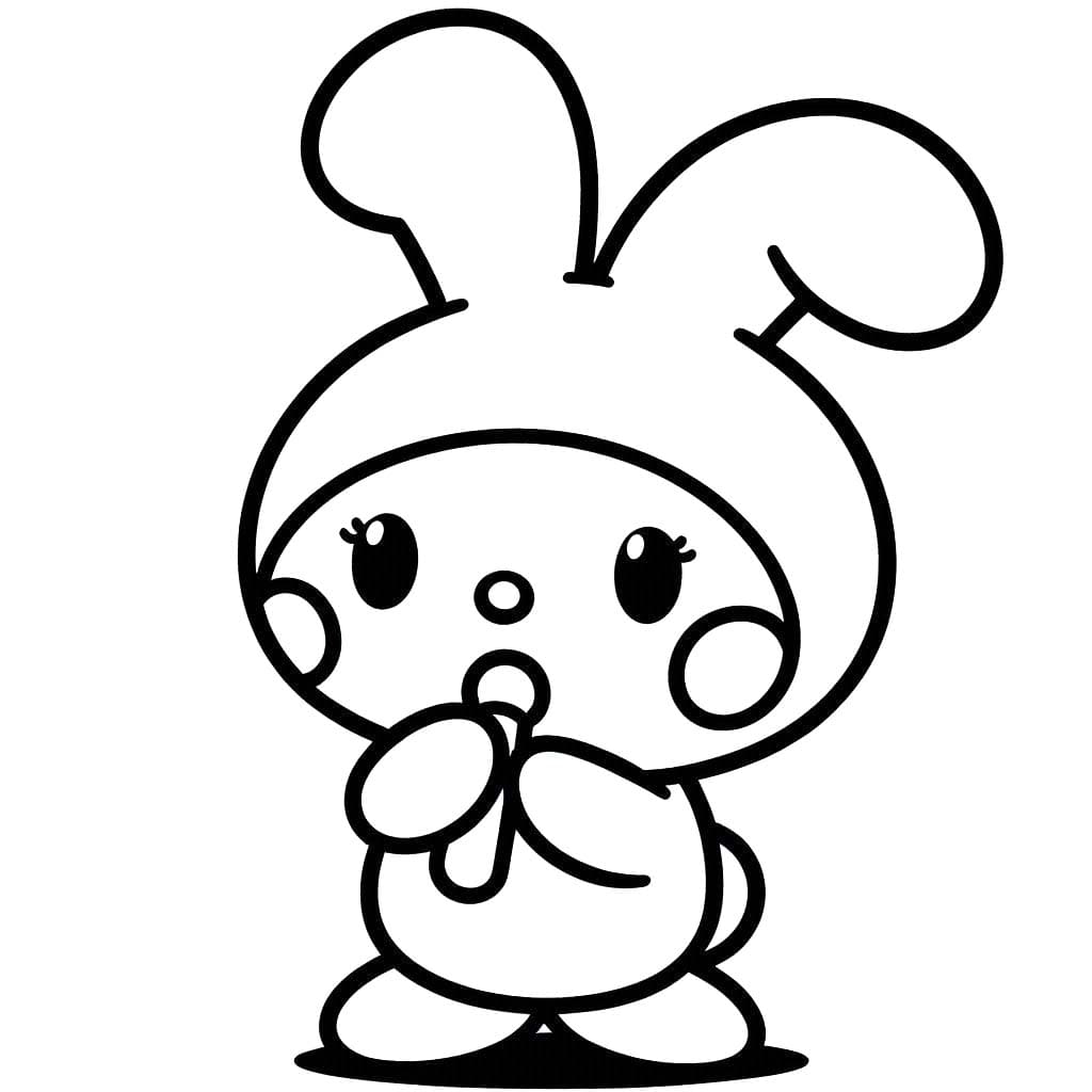 Tekenen My Melody voor kinderen