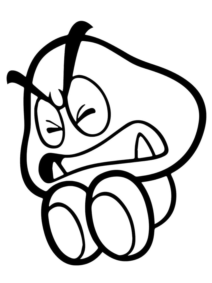 Tekenen Paddenstoel Goomba