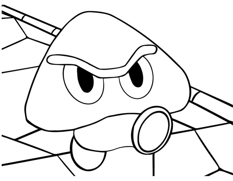 Tekenen Paddenstoel Goomba plezier