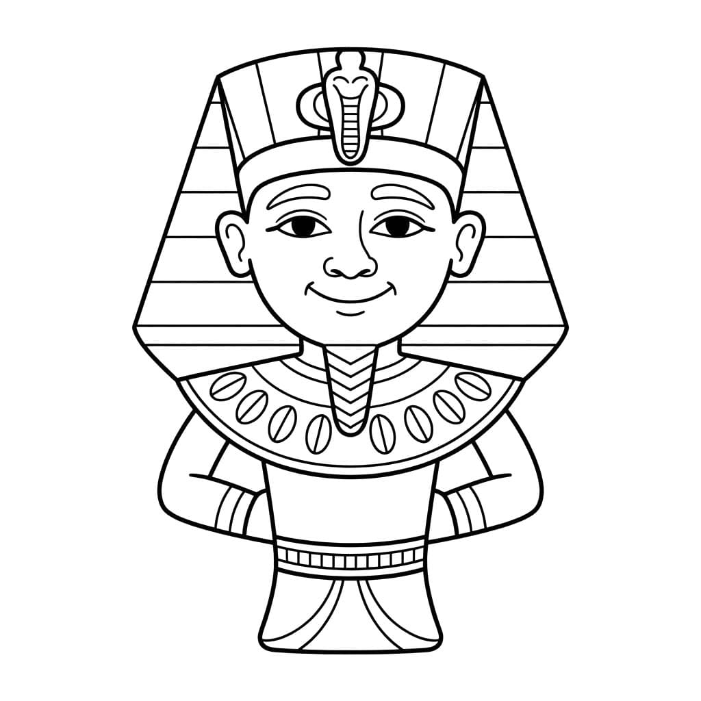 Tekening Farao gratis