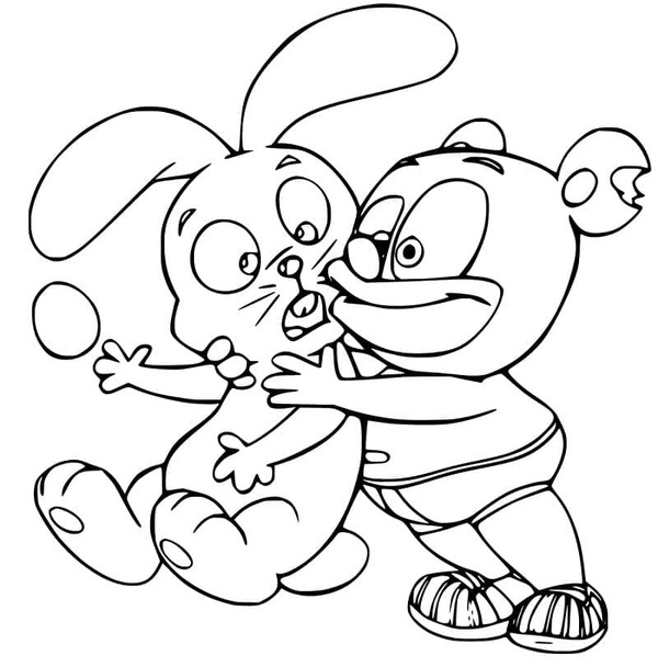 Tekening van Gummibär 6