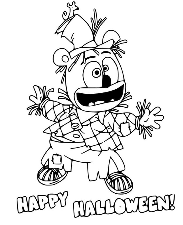 Tekening van Gummibär basis