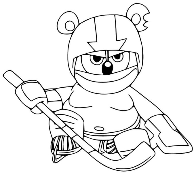 Tekening van Gummibär gratis