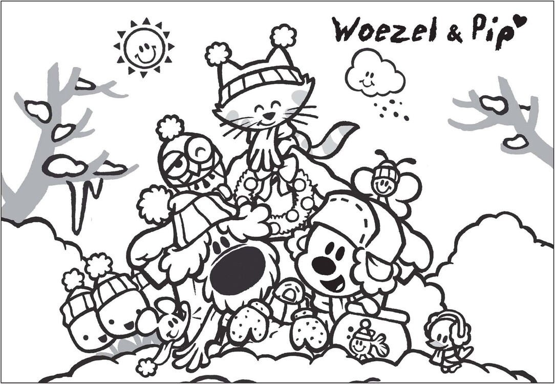 Woezel en Pip afdrukbaar