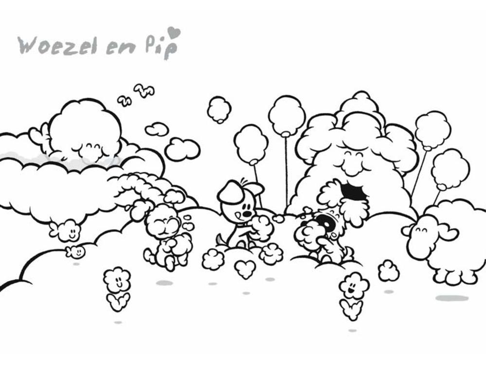 Woezel en Pip gratis afdrukbaar