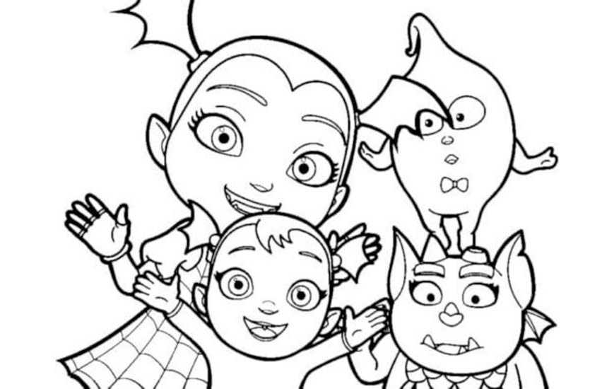 Afbeelding Vampirina afdrukbaar
