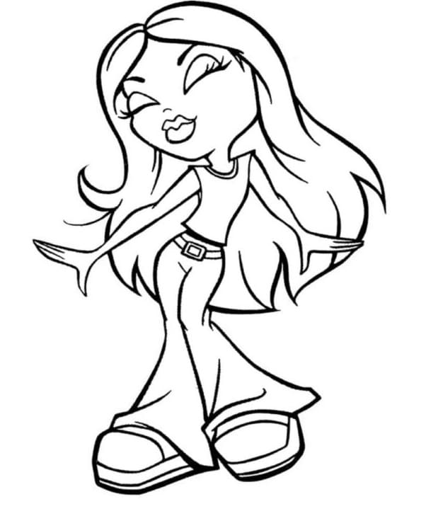 Bratz gratis afdrukbaar