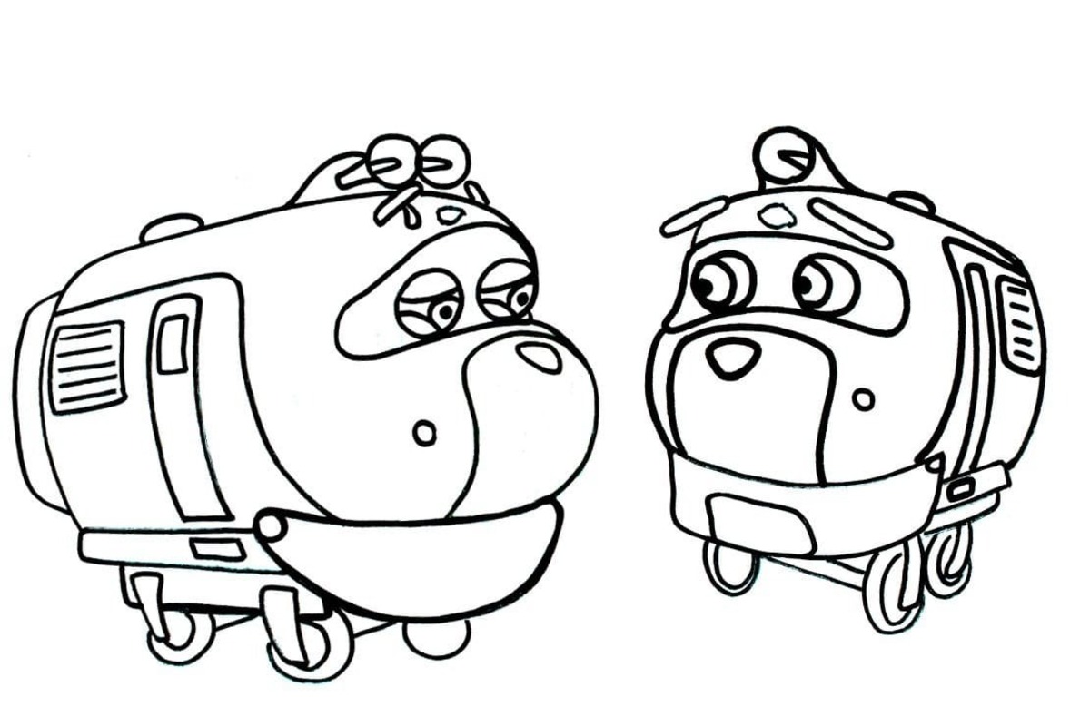 Chuggington afdrukbare simpel