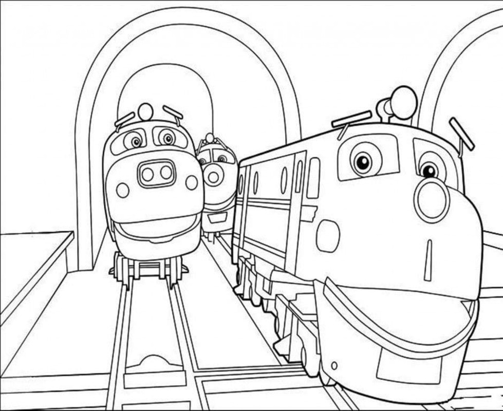 Chuggington gratis afdrukbare basis