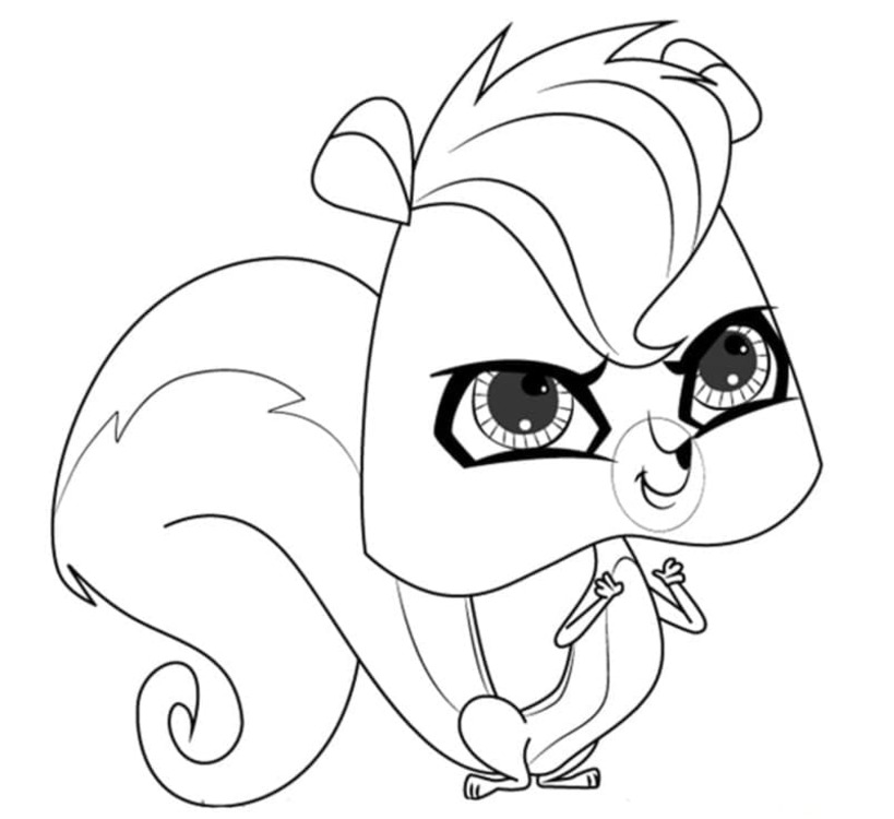 Littlest Pet Shop afdrukbare basis
