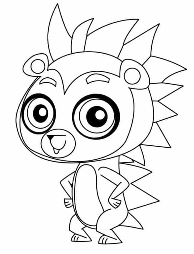 Littlest Pet Shop afdrukbare simpel