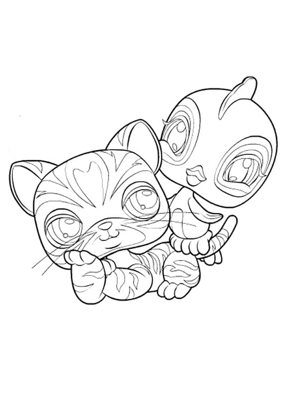 Littlest Pet Shop gratis afdrukbare simpel