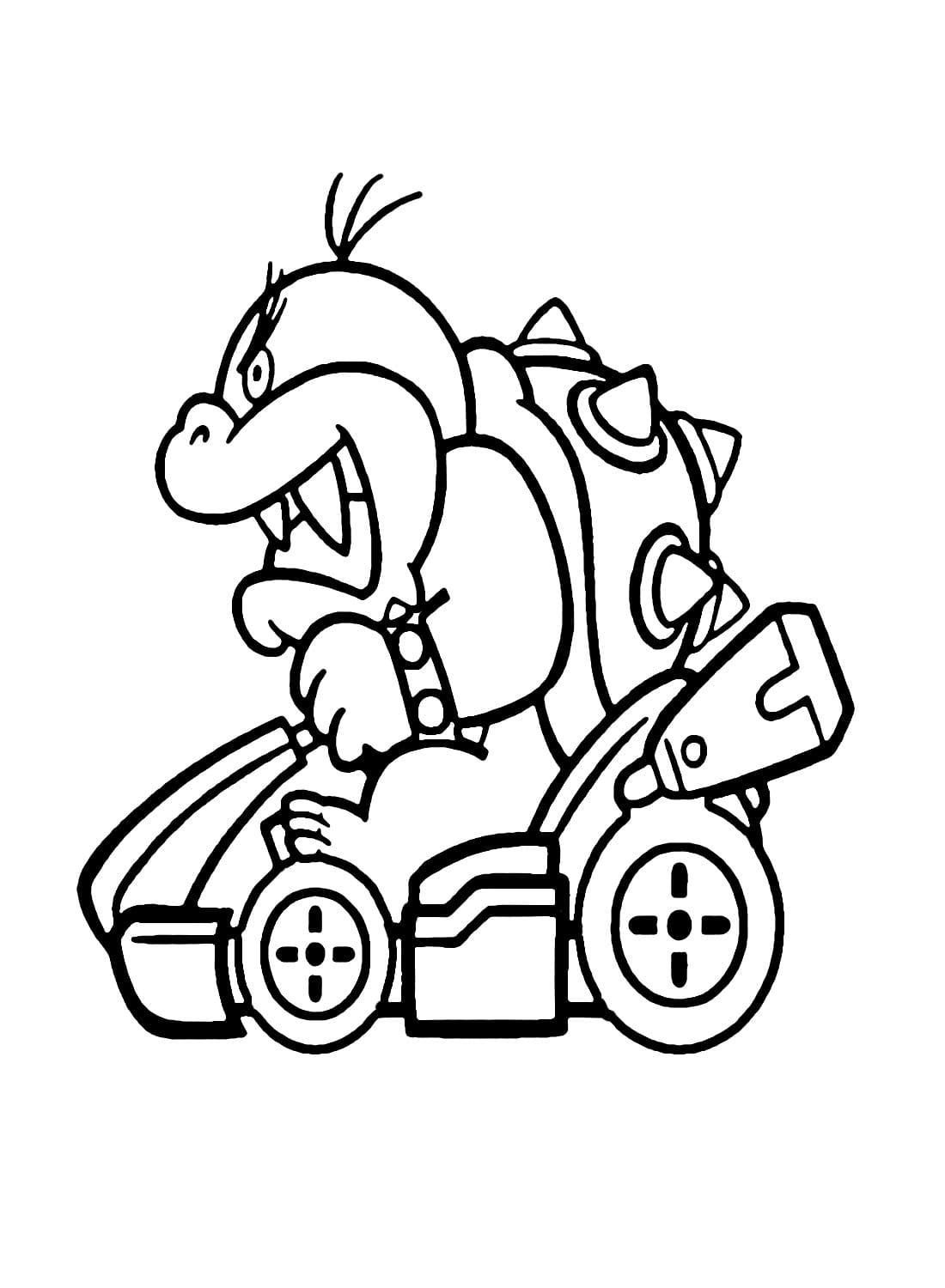 Mario Kart afdrukbaar voor kinderen