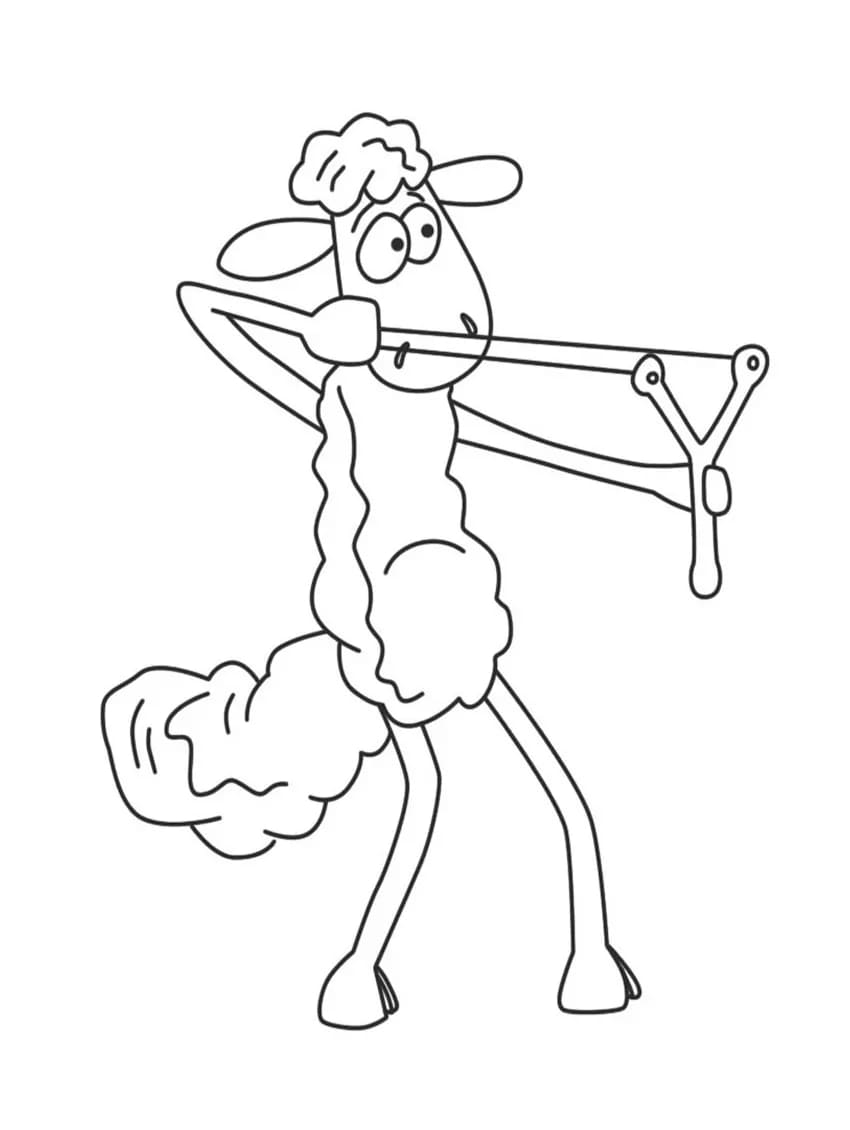 Shaun het Schaap afdrukbaar