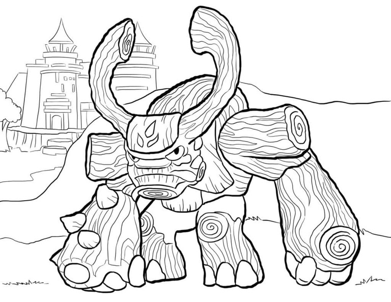 Skylanders afdrukbare simpel