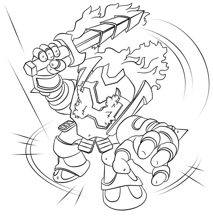 Skylanders gratis afdrukbare simpel
