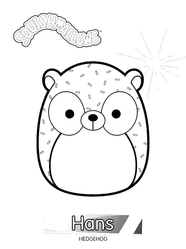 Squishmallows afdrukbare basis