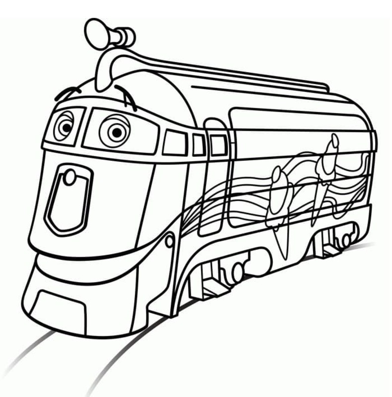 Tekenen Chuggington gratis eenvoudig