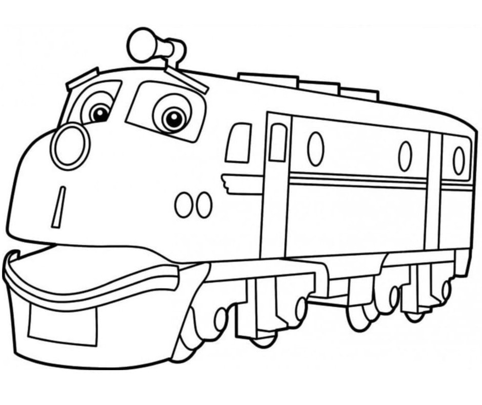 Tekenen Chuggington gratis simpel