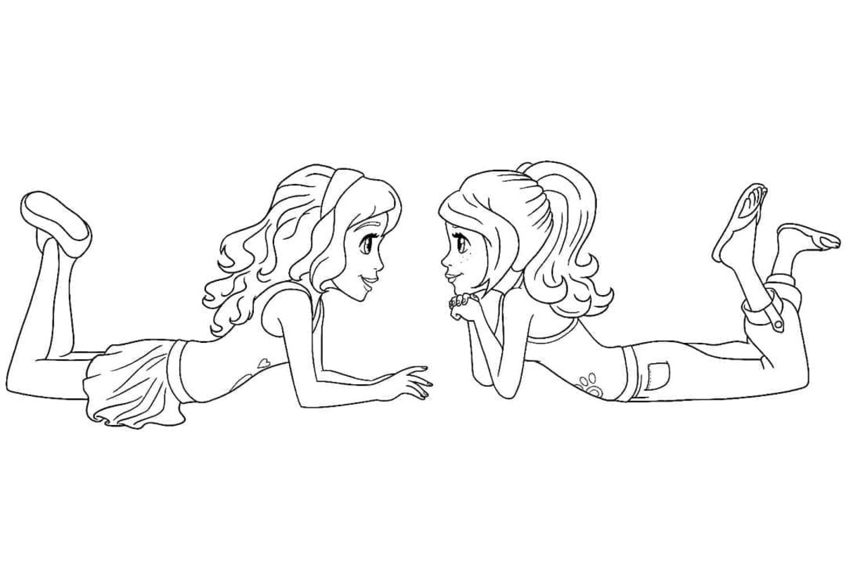 Tekenen Lego Friends 4