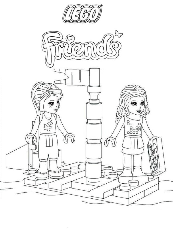 Tekenen Lego Friends 8