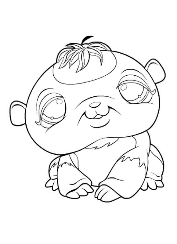 Tekenen Littlest Pet Shop afdrukbare simpel
