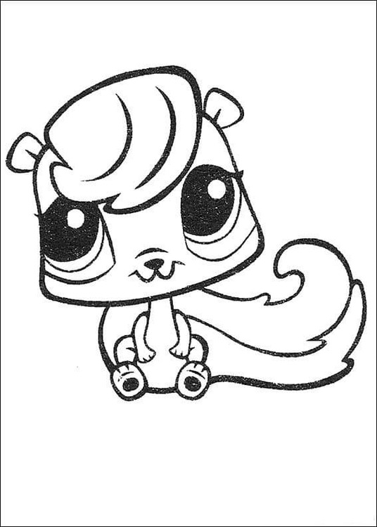 Tekenen Littlest Pet Shop gratis simpel