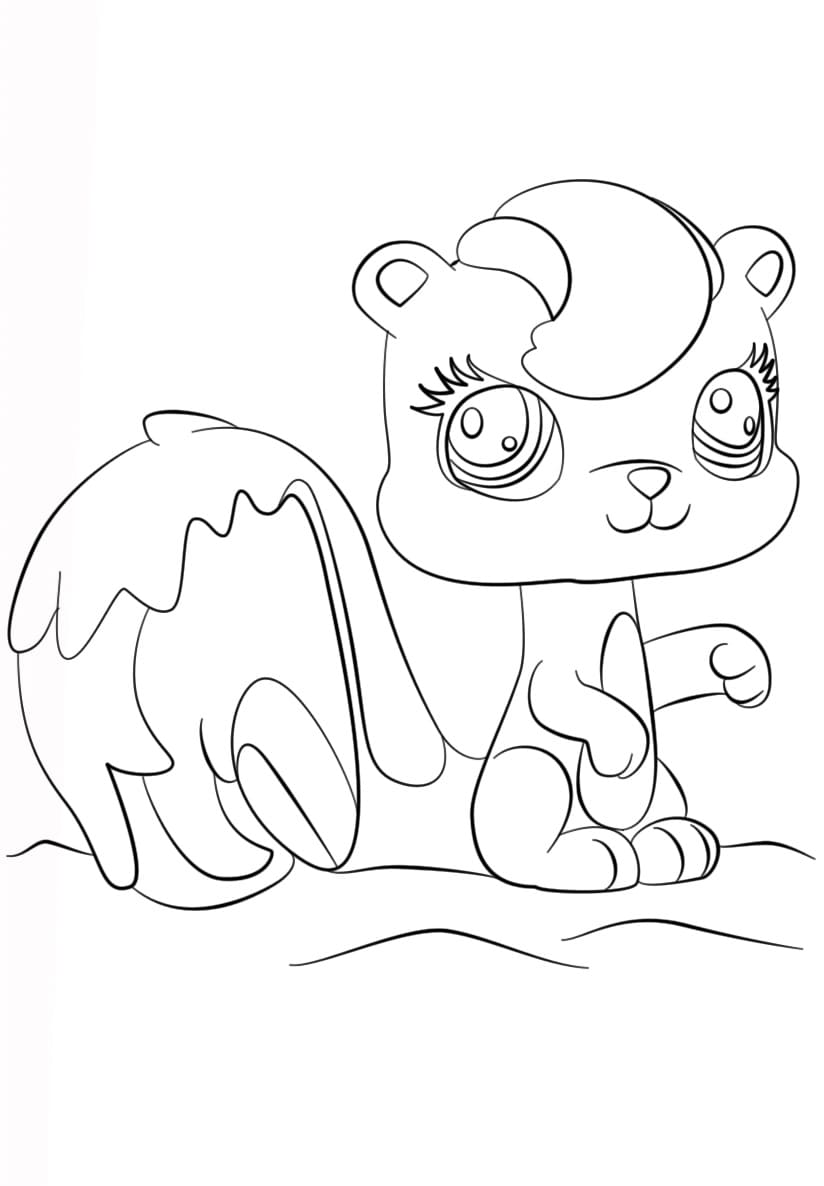 Tekenen Littlest Pet Shop heel basis